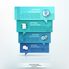 Modern infographics options banner N138