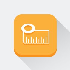 Ruler icon great for any use Vector EPS10