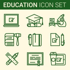 Education icons N148