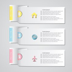 Paper infographic Elements