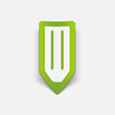realistic design element pencil N7