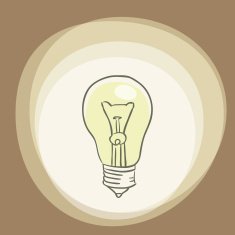 Abstract background with light bulb thinking concept N2