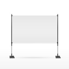 blank projector screen N3