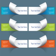 Design template Minimal info graphics design graphic or website layout N2
