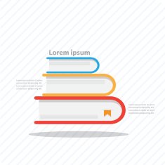 Colorful vector design for workflow layout
