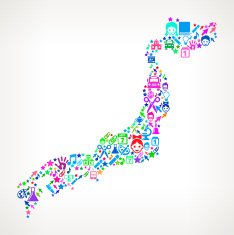 Japan On School and Education Icon Pattern N2