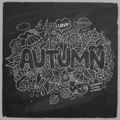 Autumn chalkboard N2