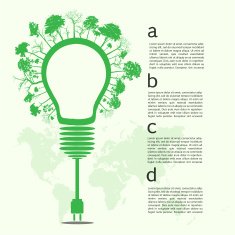 Go green concept Save world vector Illustration N16