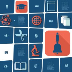 Education flat infographic N99