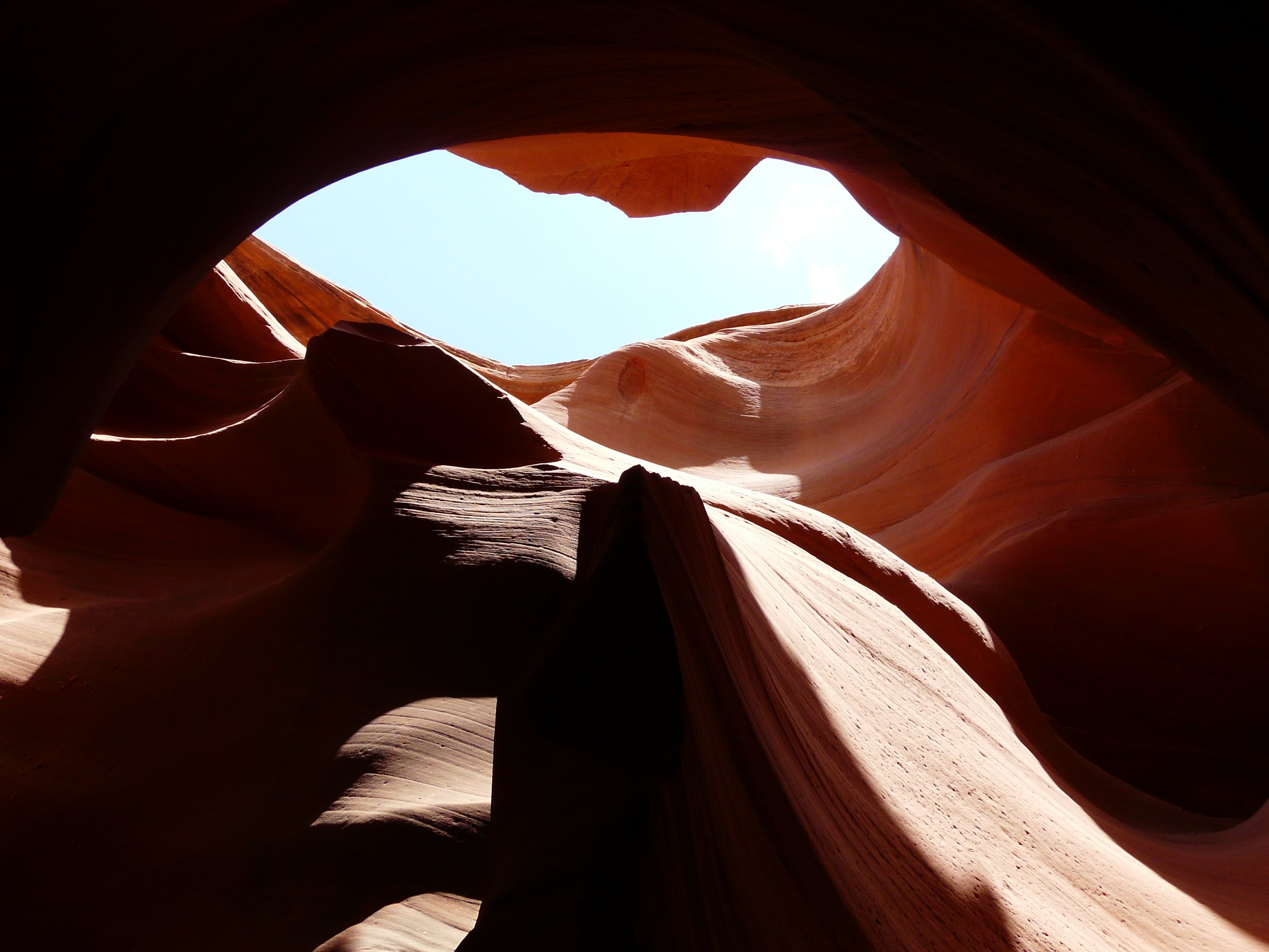 Cave in Antelope Canyon free image download