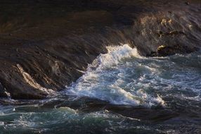 wave sunset beach