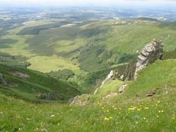 scenic landscape in France