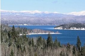 Landscape of canim lake