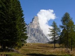rock against the sky
