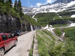montains glacier national park