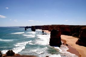 twelve apostles on the coast