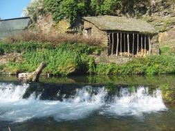 hut near the river