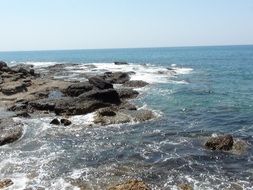 cliff on the Turkish coast