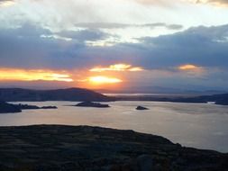 titiicaca lake waters in Peru