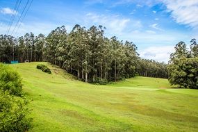 beautiful panorama of natural nature