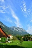 wonderful mountain alps switzerland