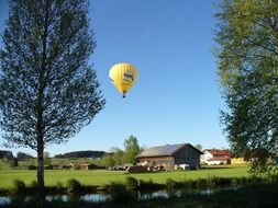 beautiful and delightful hot air balloon