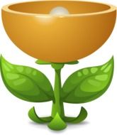 Clipart of plant and lamp