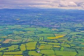 view from the heights of Ireland