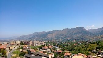 landscape of the sicily