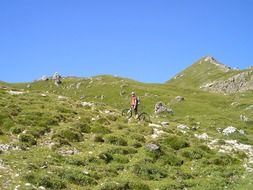 mountain bike tour through Dolomites