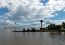 Lighthouse on the Elbe