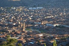 the village in which people live