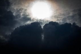 threatening clouds scenery
