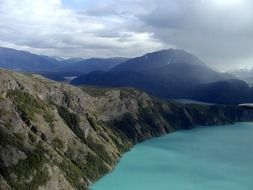 mountain lake of Yukon