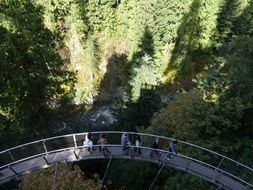 The Capilano Canyon offers a great hiking trail