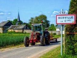 berville france sign
