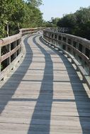 Walkway for hiking