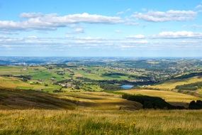 green landscape holmfirth