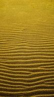 Yellow sand in desert