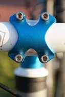 mountain bike handlebar stem macro