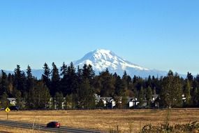 Landscape with Mount Baker