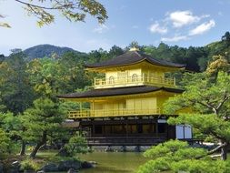 Golden Pavilion in Japan