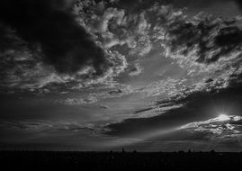 dark cloudscape