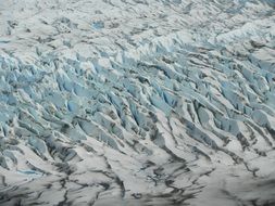 Snowy glacier in Patagonia