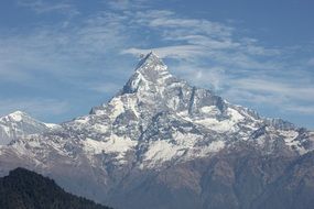 Mount Machhapuchchhre in Nepal