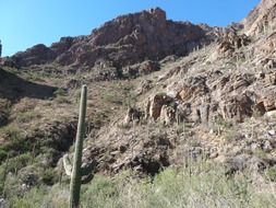 panoramic view of cliffs of arizona on a sunny day