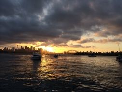 Sunset in Sydney