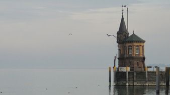 tower on lake constance