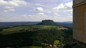 panoramic views of the Lilienstein