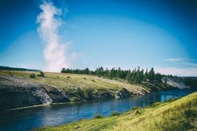 geyser of yellowstone national park